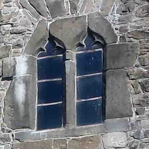 Original Ogee Style Window at Killiane Castle